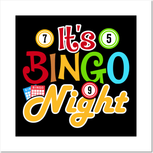 It's Bingo Night T shirt For Women Posters and Art